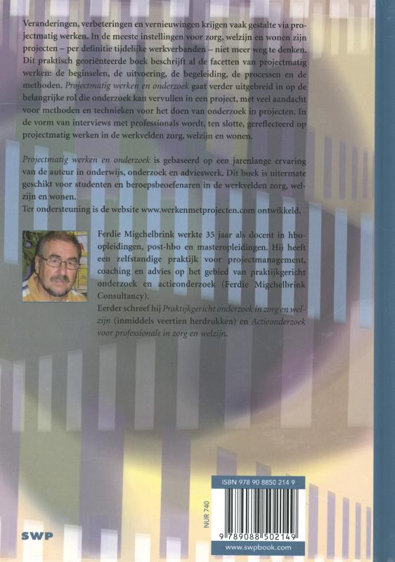 Projectmatig werken en onderzoek achterkant