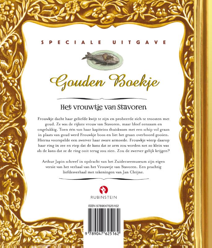 Het Vrouwtje van Stavoren / Gouden Boekjes achterkant