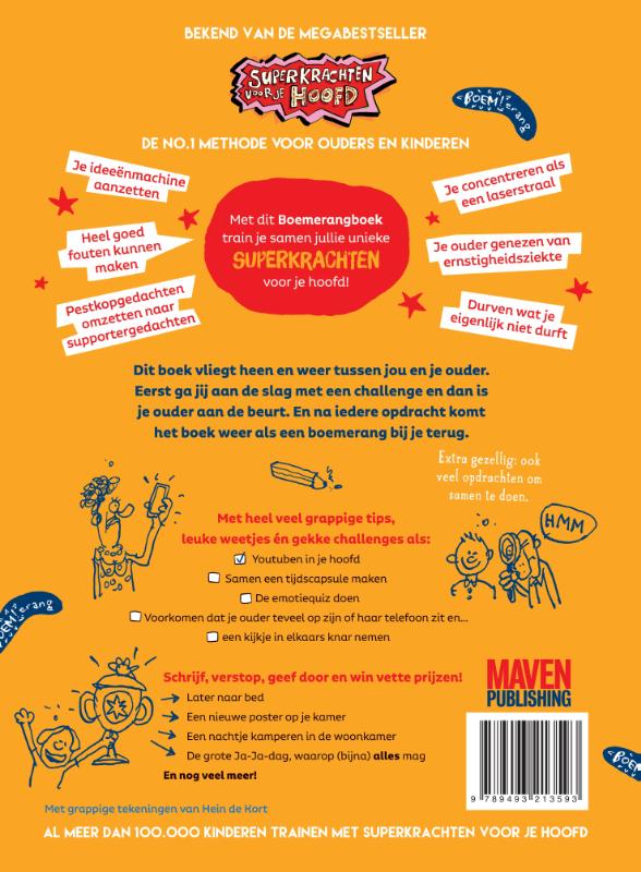 Het Boemerangboek / Superkrachten voor je hoofd achterkant