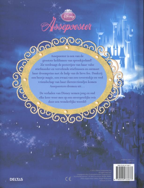 Disney Prinsessen  -   Assepoester achterkant