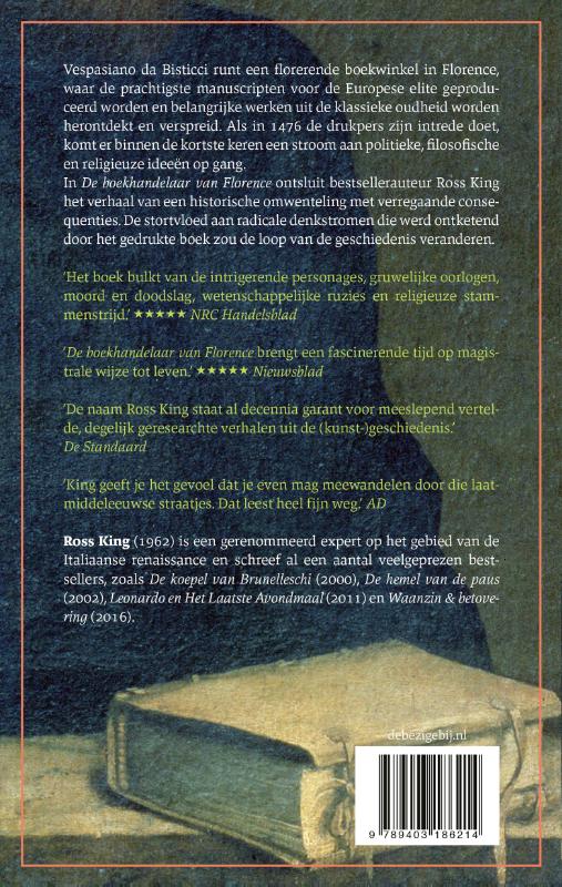 De boekhandelaar van Florence achterkant