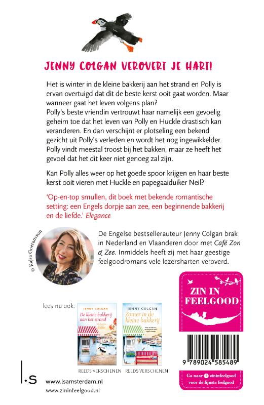 Winter in de kleine bakkerij  achterkant