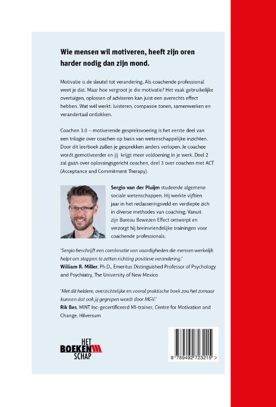 Motiverende gespreksvoering / Coachen Reeks / 1 achterkant