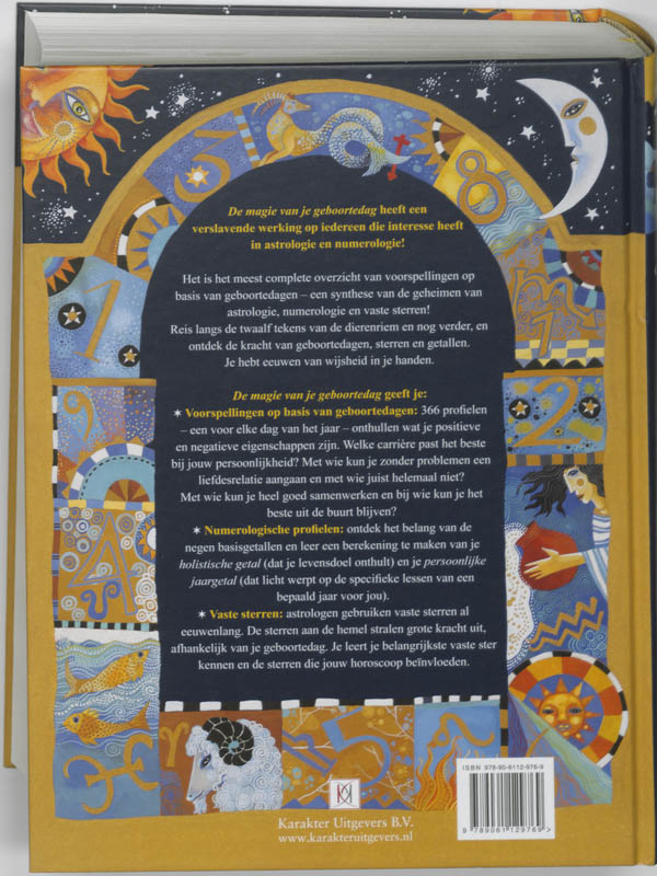 De magie van je geboortedag achterkant