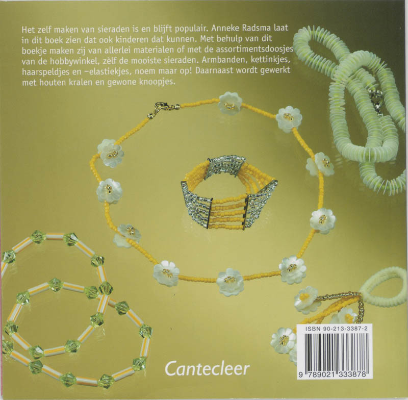 Sieraden voor kinderen achterkant