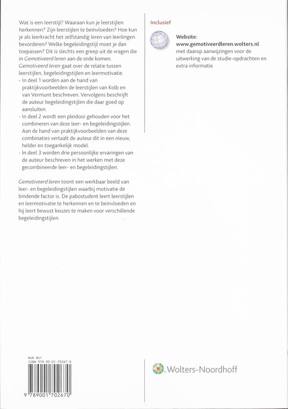 Gemotiveerd leren achterkant