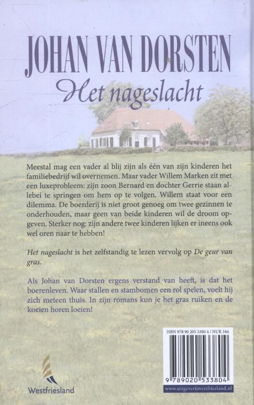 Het nageslacht achterkant