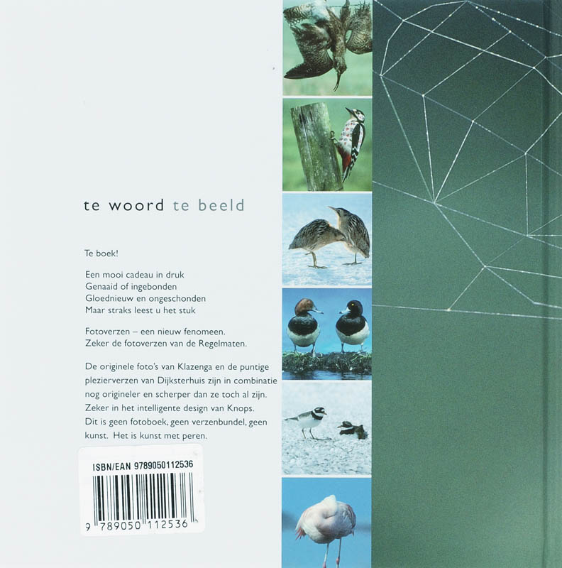 Te Woord Te Beeld achterkant