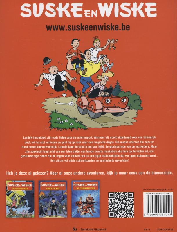 Het ijzeren duel / Suske en Wiske / 321 achterkant