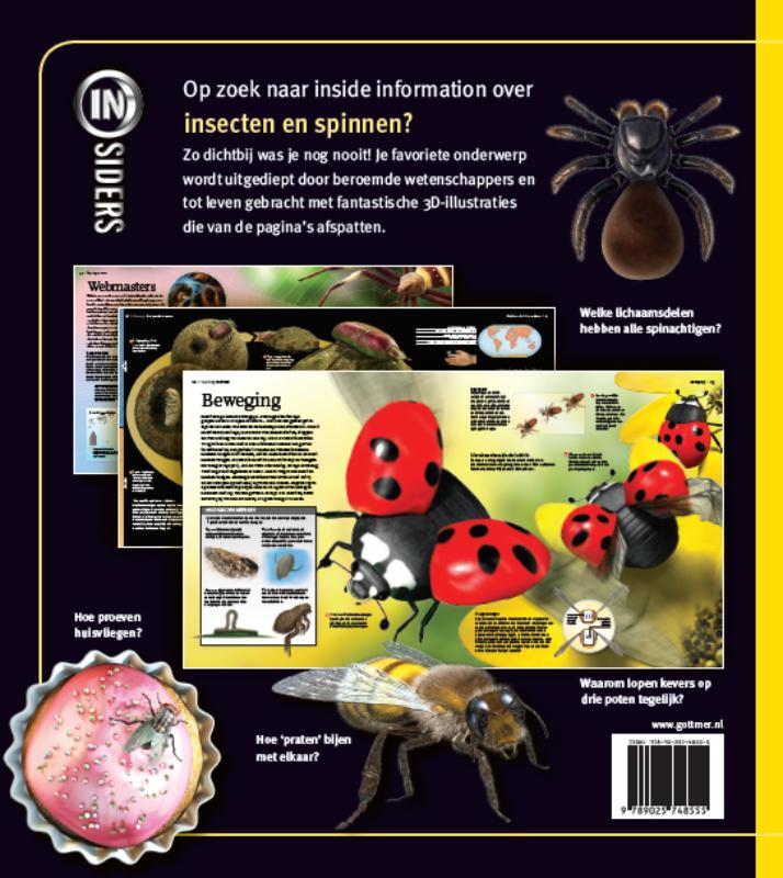 Insiders Insecten en spinnen / Insiders achterkant