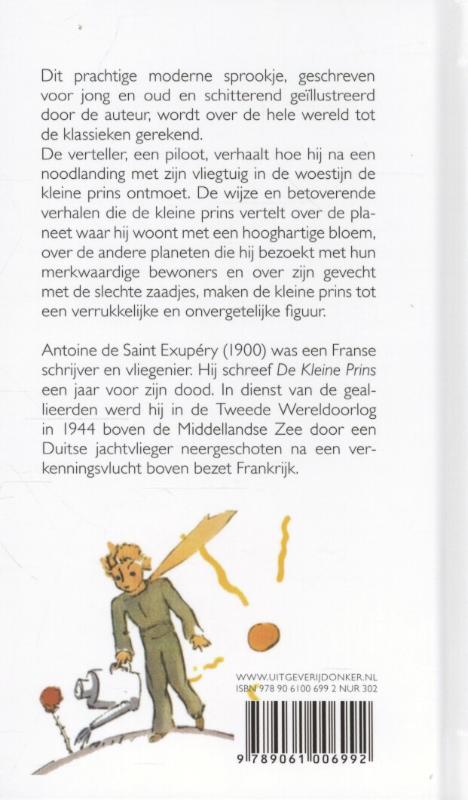 De kleine prins achterkant