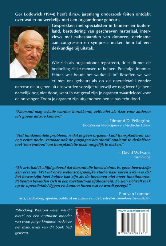 Wat je over orgaandonatie zou moeten weten achterkant