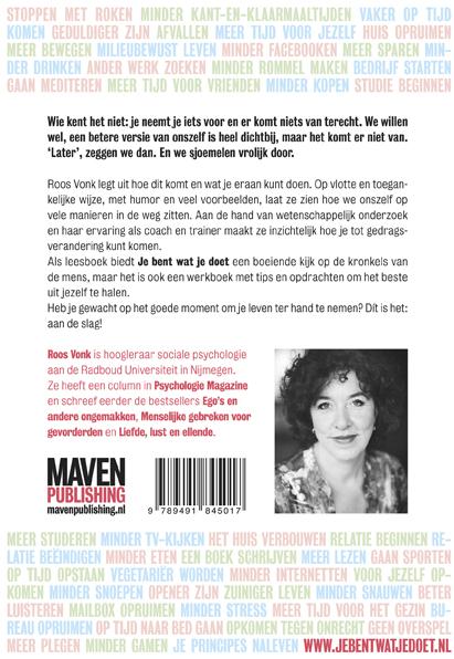 Je bent wat je doet achterkant