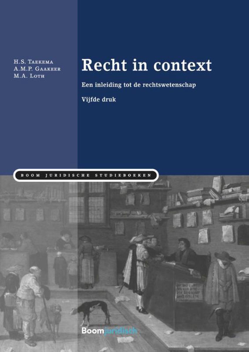 Recht in context / Boom Juridische studieboeken
