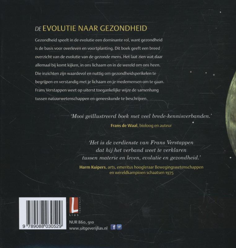 De evolutie naar gezondheid achterkant