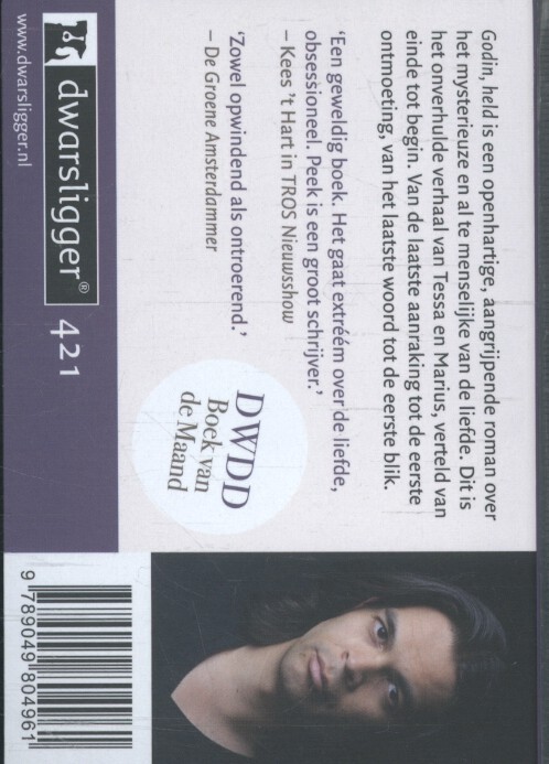 Godin, held achterkant