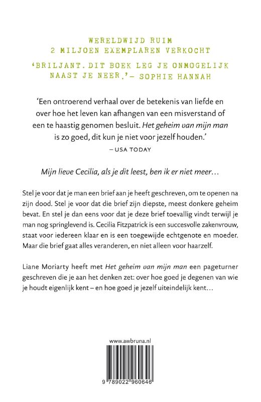 Het geheim van mijn man achterkant