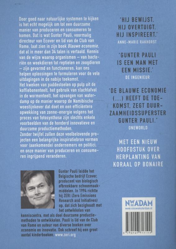 Blauwe economie achterkant