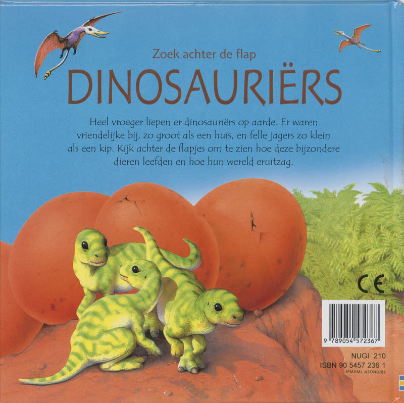 Dinosauriers achterkant