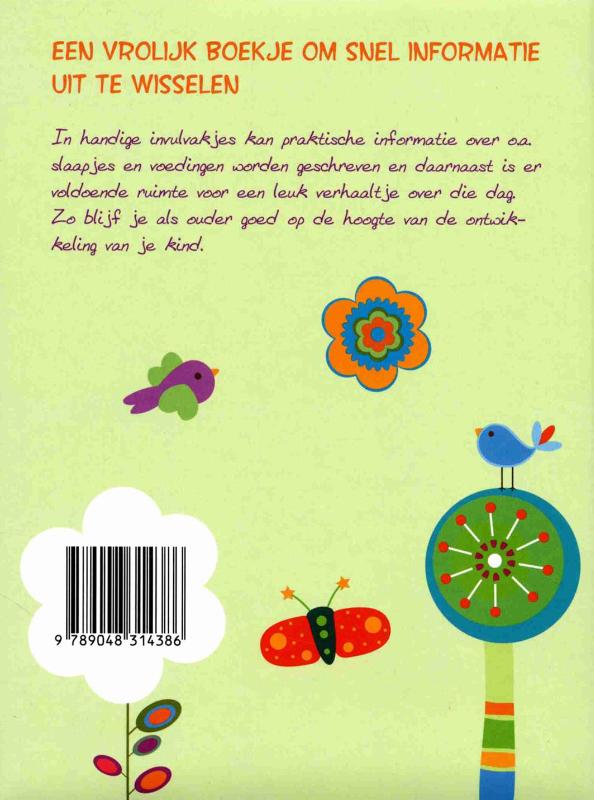 Het creche- en oppasboek achterkant