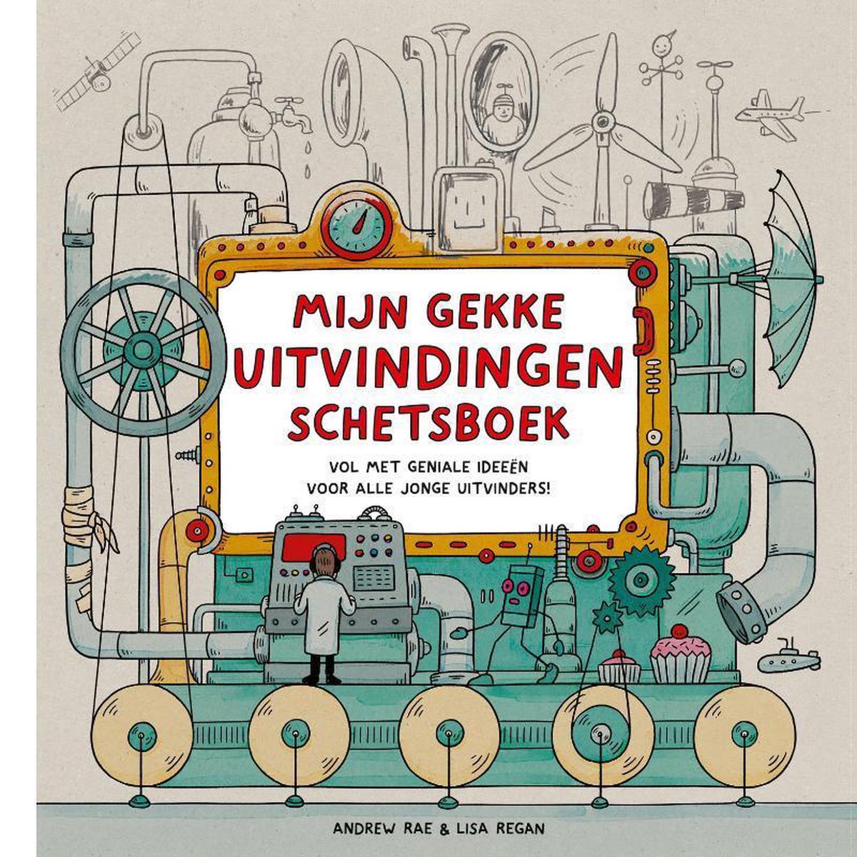 Mijn gekke uitvindingen schetsboek