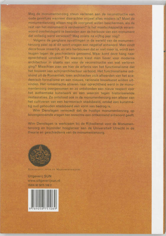 Romantisch Modernisme achterkant