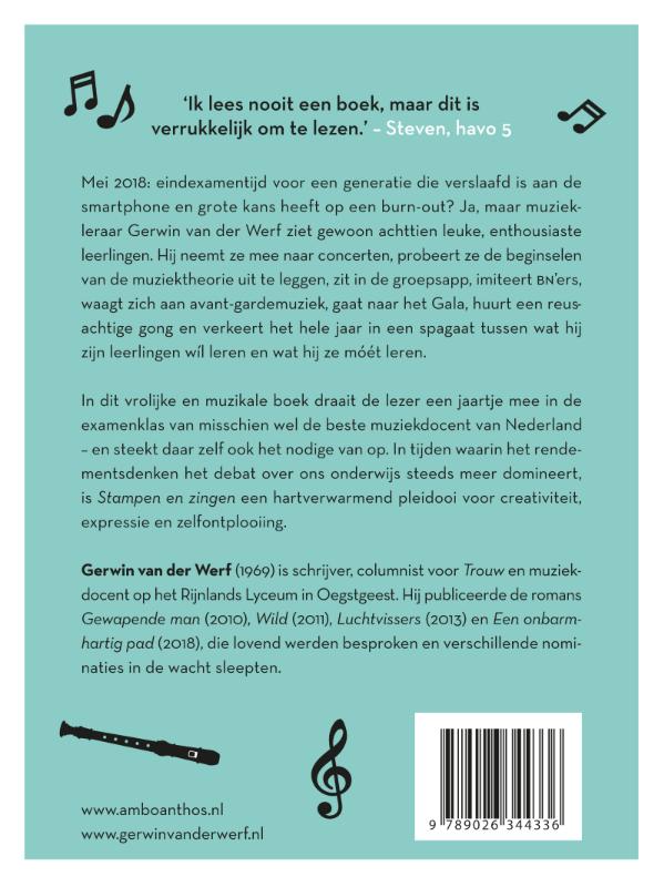 Stampen en zingen achterkant