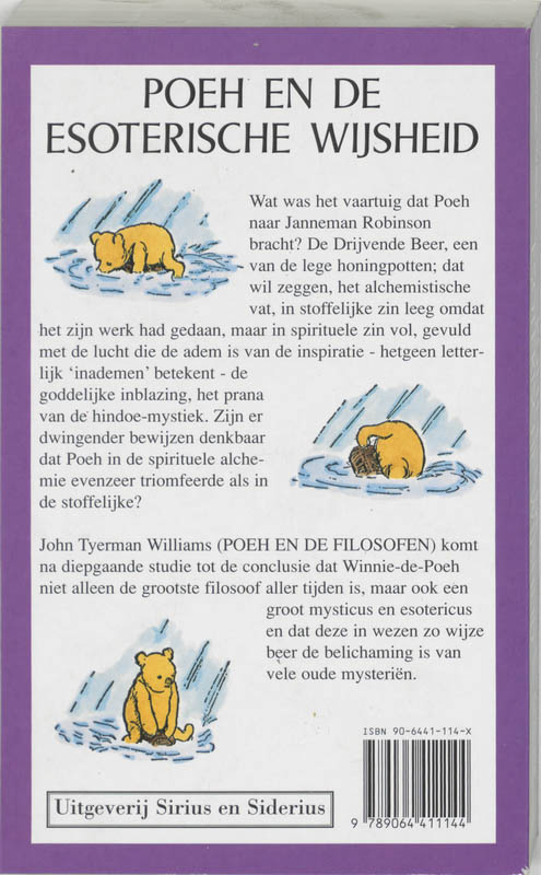 Poeh en de esoterische wijsheid achterkant