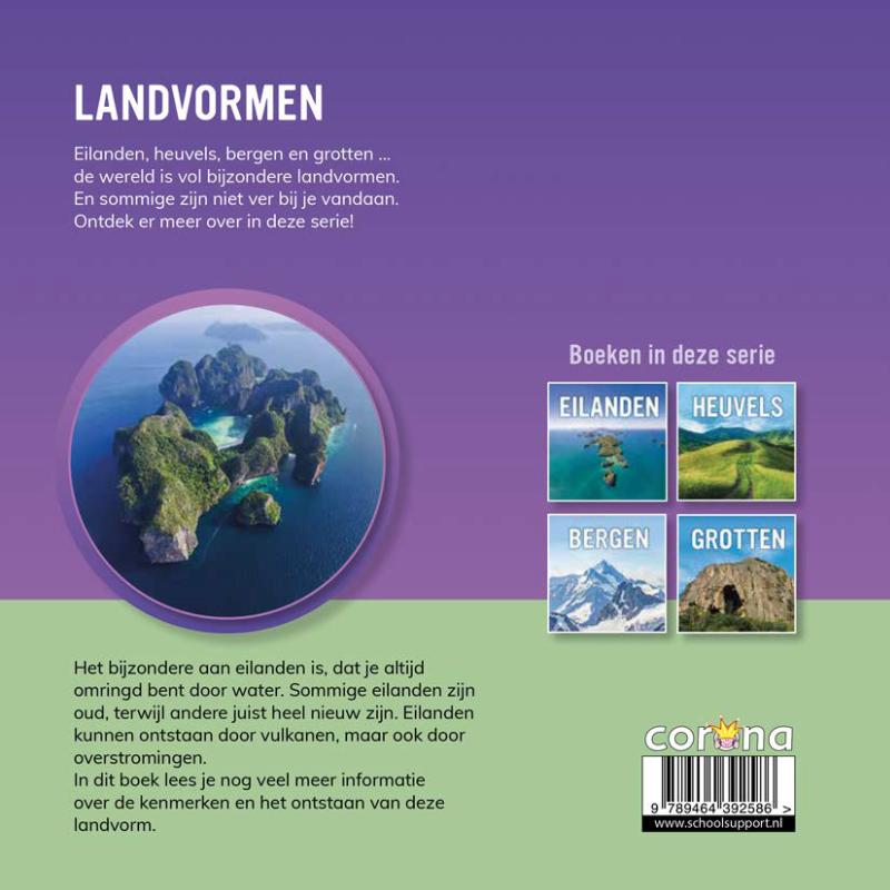 Eilanden / Landvormen achterkant