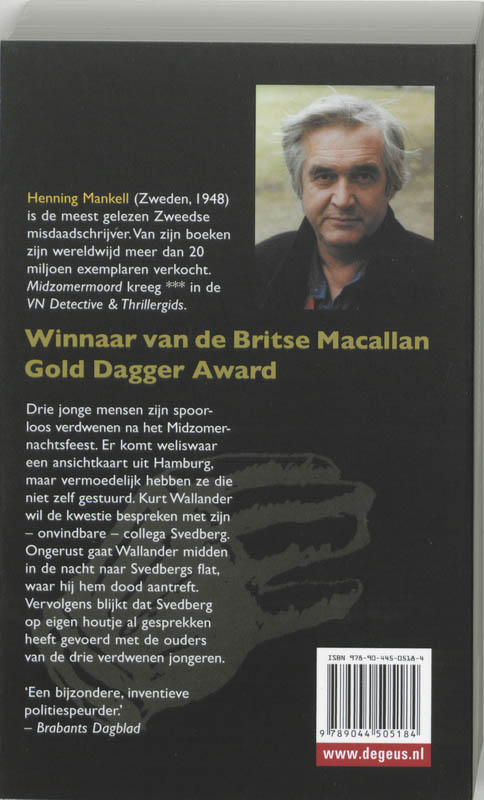 Midzomermoord achterkant