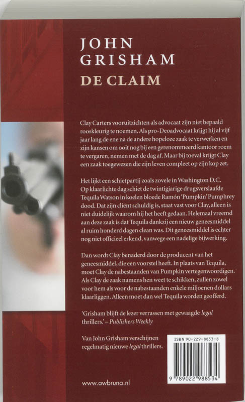 De claim achterkant