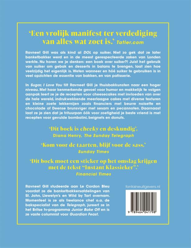 Sugar, I love you achterkant