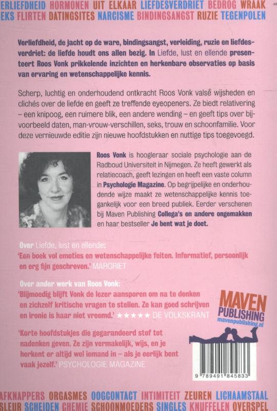 Liefde, lust en ellende achterkant