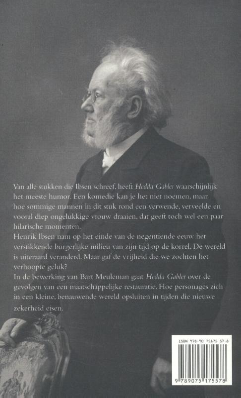 Hedda Gabler achterkant