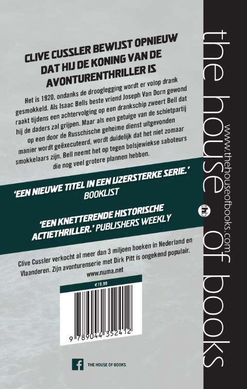 De smokkelaar / Isaac Bell-avonturen achterkant