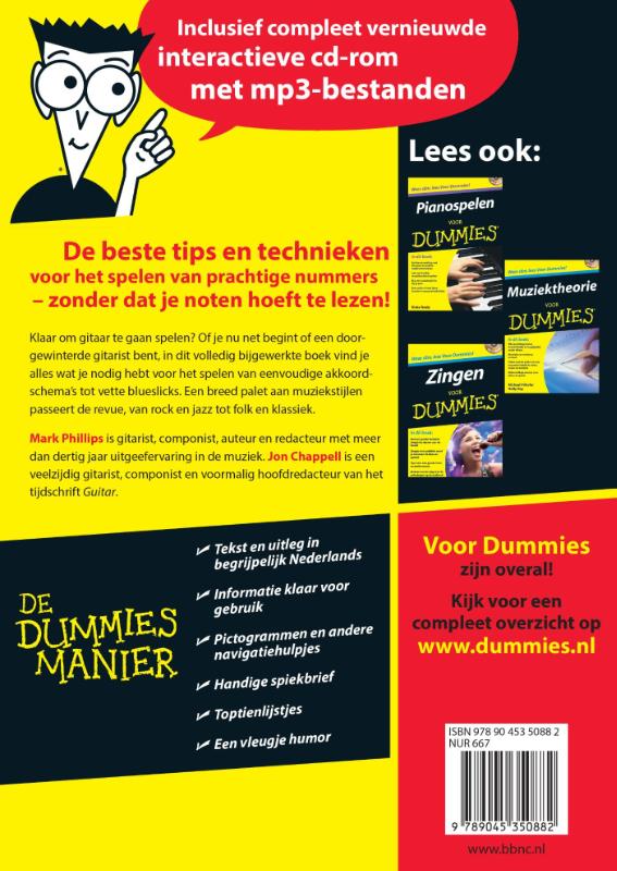 Gitaarspelen voor Dummies / Voor Dummies achterkant