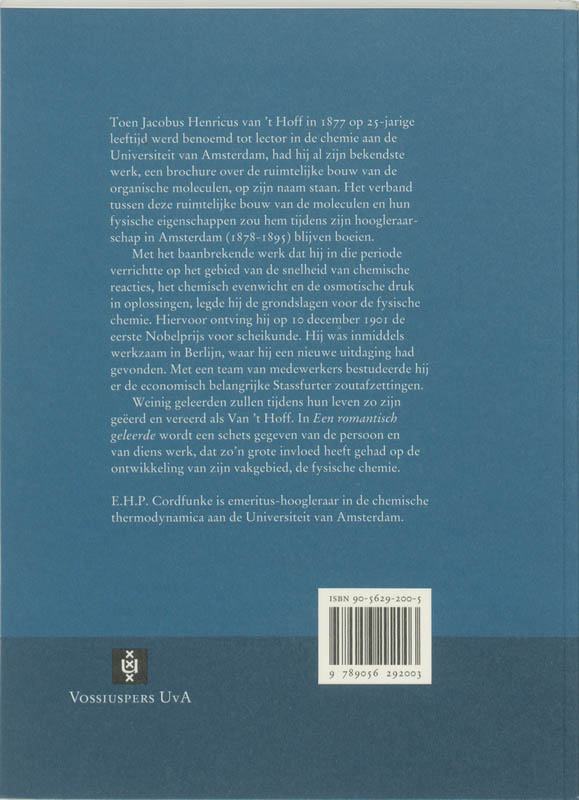 Een romantisch geleerde achterkant