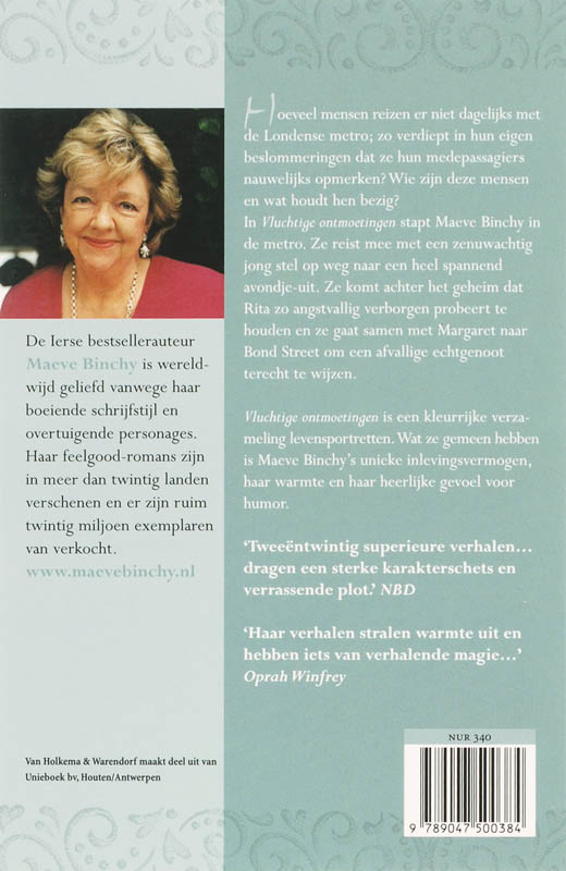 Vluchtige Ontmoetingen achterkant