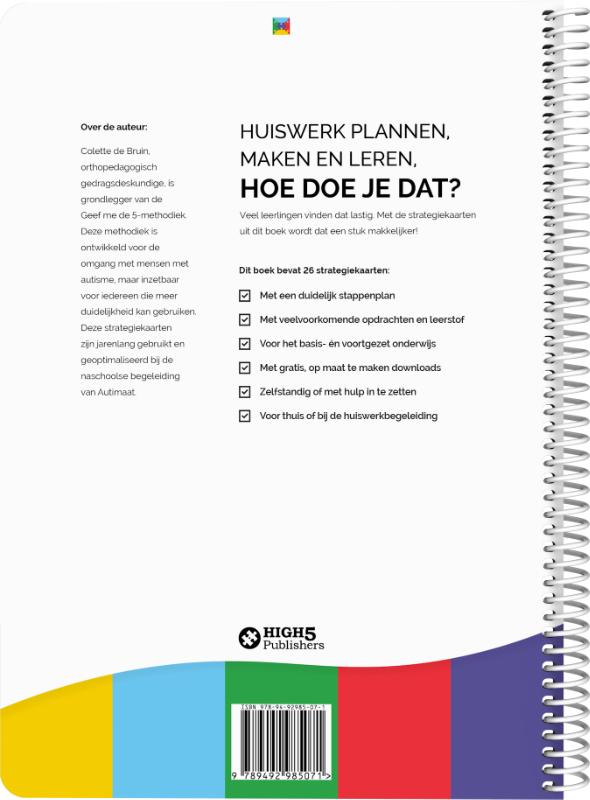 Strategiekaarten huiswerk achterkant