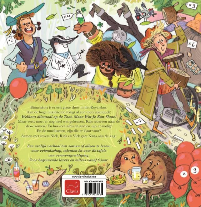 Welkom allemaal / Nana van het Roversbos achterkant