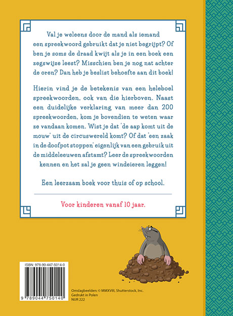 Mijn eerste spreekwoordenboek achterkant