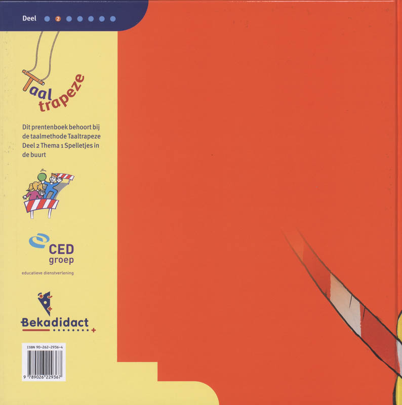 De straatspeeldag / Taaltrapeze / 2 achterkant