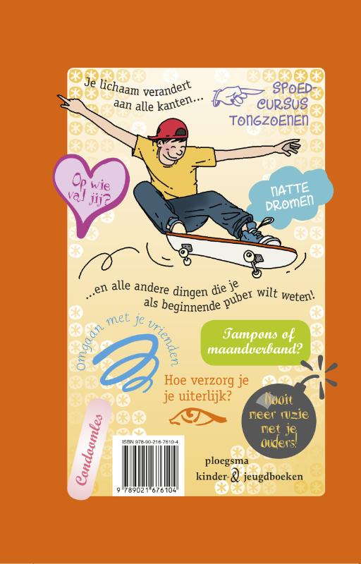 Het puberboek achterkant