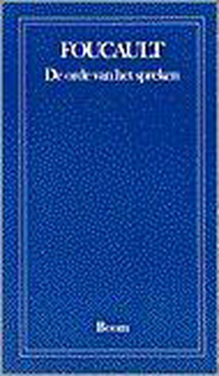 De orde van het spreken / Boom klassiek