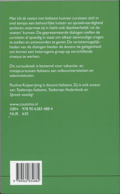 Uit de voeten met Italiaans achterkant