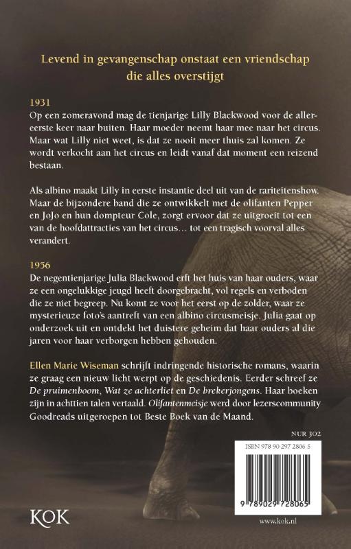 Olifantenmeisje achterkant