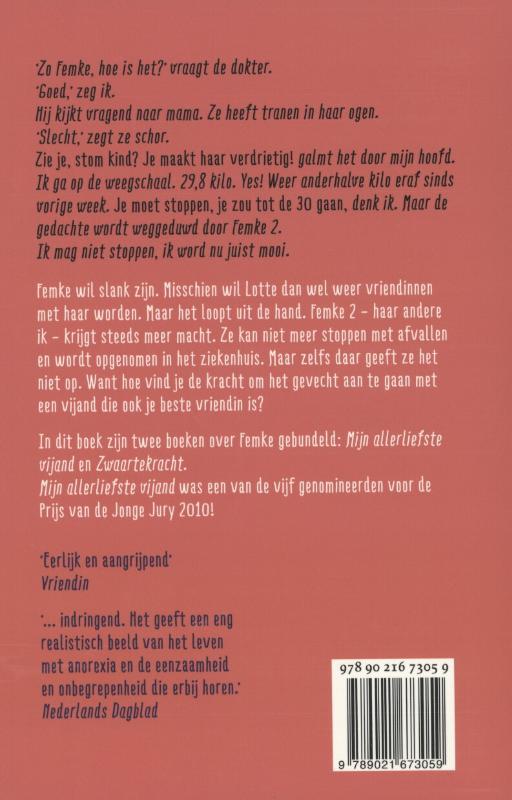 Vechten tot je een ons weegt achterkant