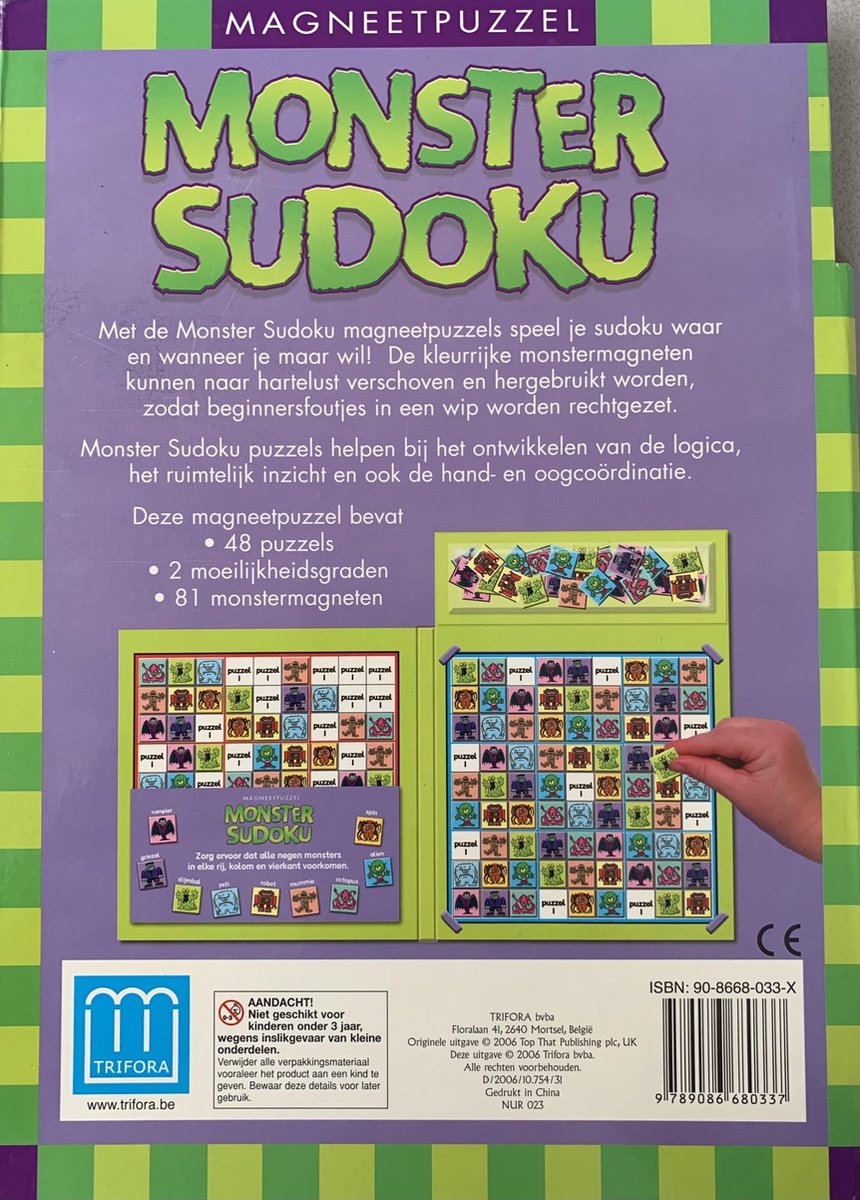 Magnetische sudoku