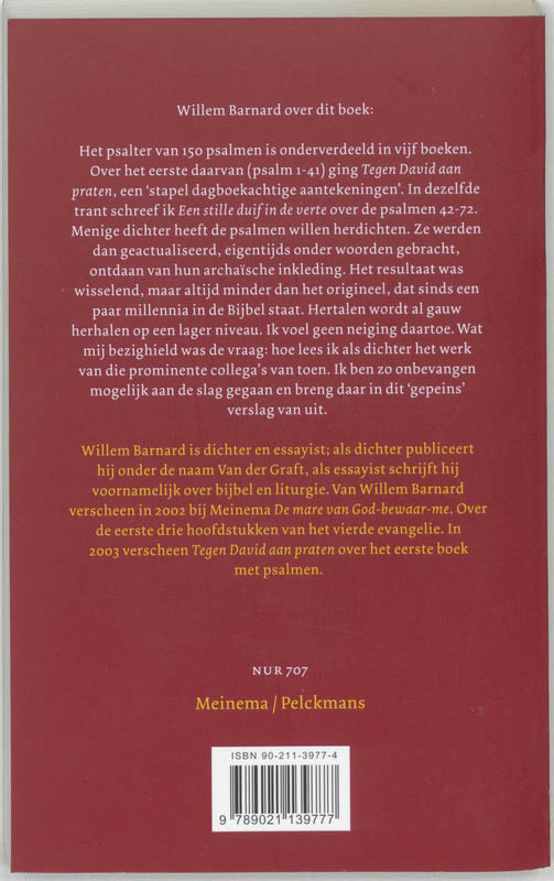 Stille Duif In De Verte achterkant