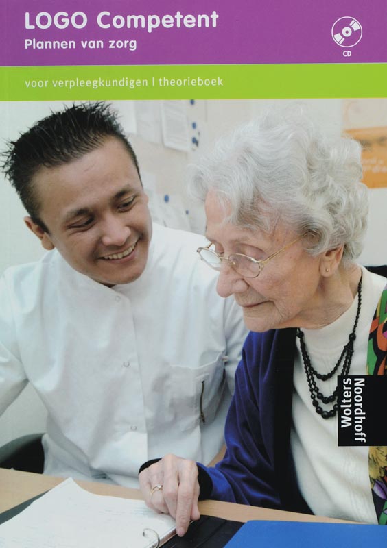 Theorieboek plannen van zorg logo competent